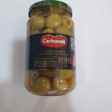 Carbonell Pimento Stuffed Green Olives 210g